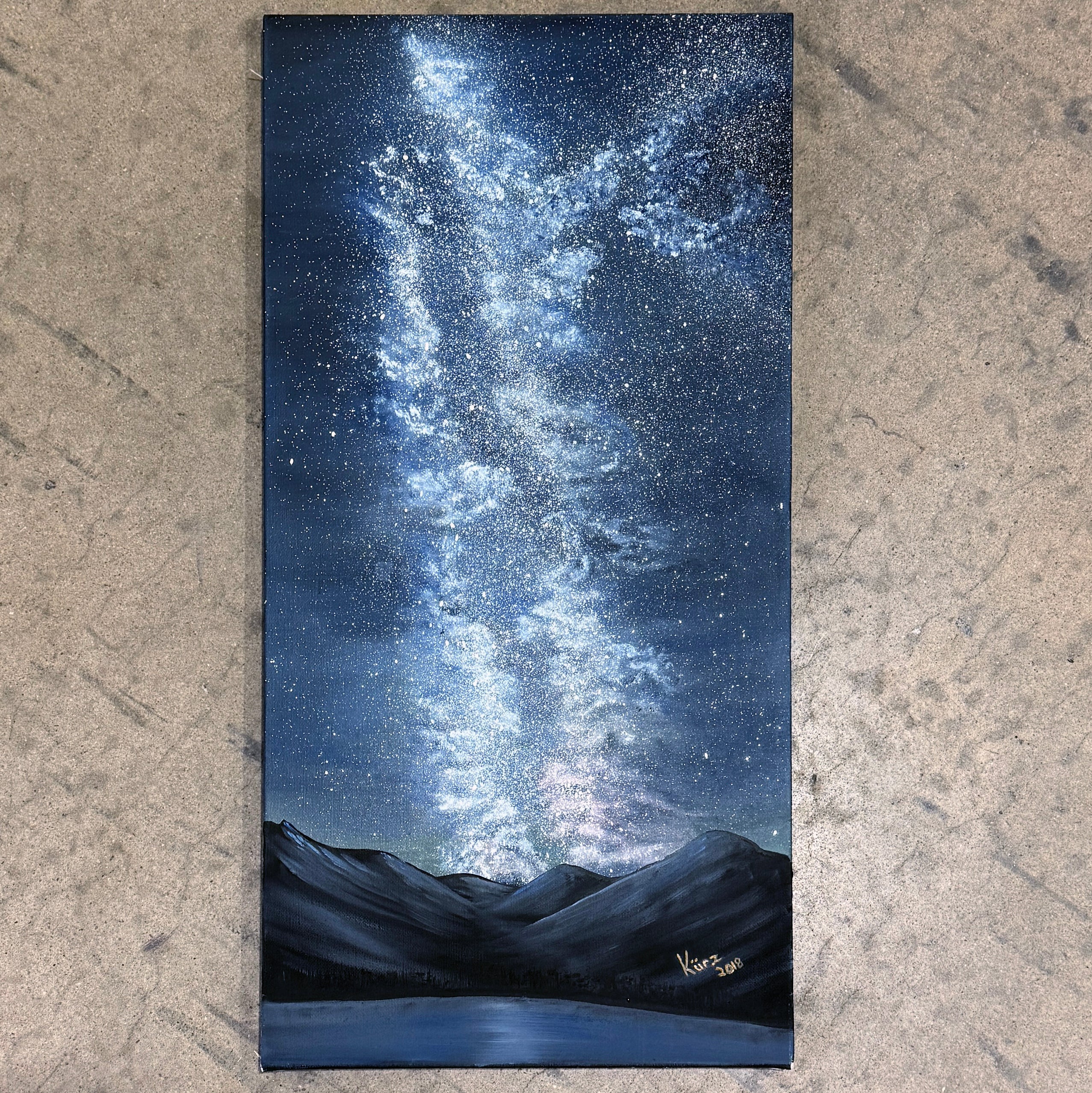 The Milky Way Art Of The Nerd Oil Paintings By Kevin Kurz